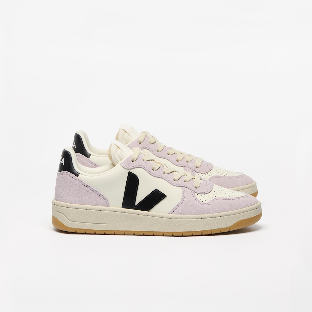 V-10 LEATHER PURE BLACK PARME