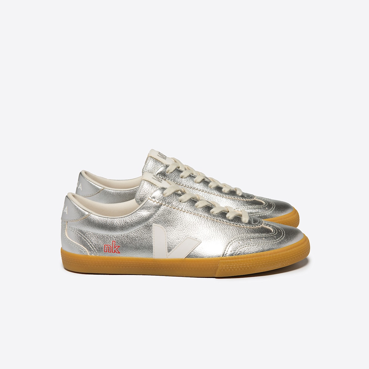 VOLLEY LEATHER VEJA X NK STORE SILVER WHITE
