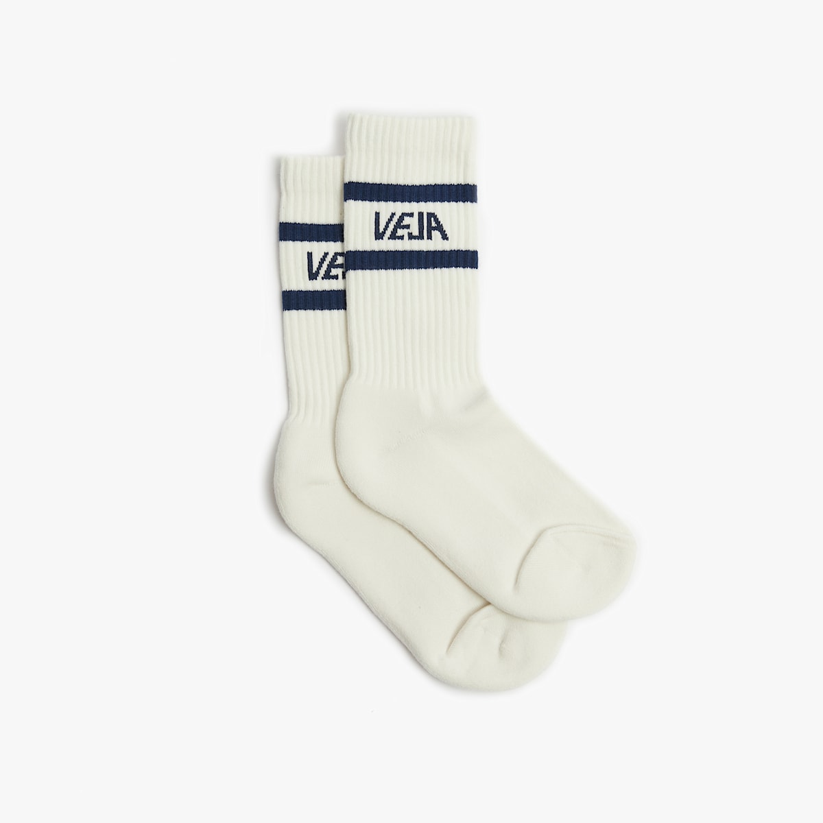 ICONIC SOCKS COTTON WHITE BLUE