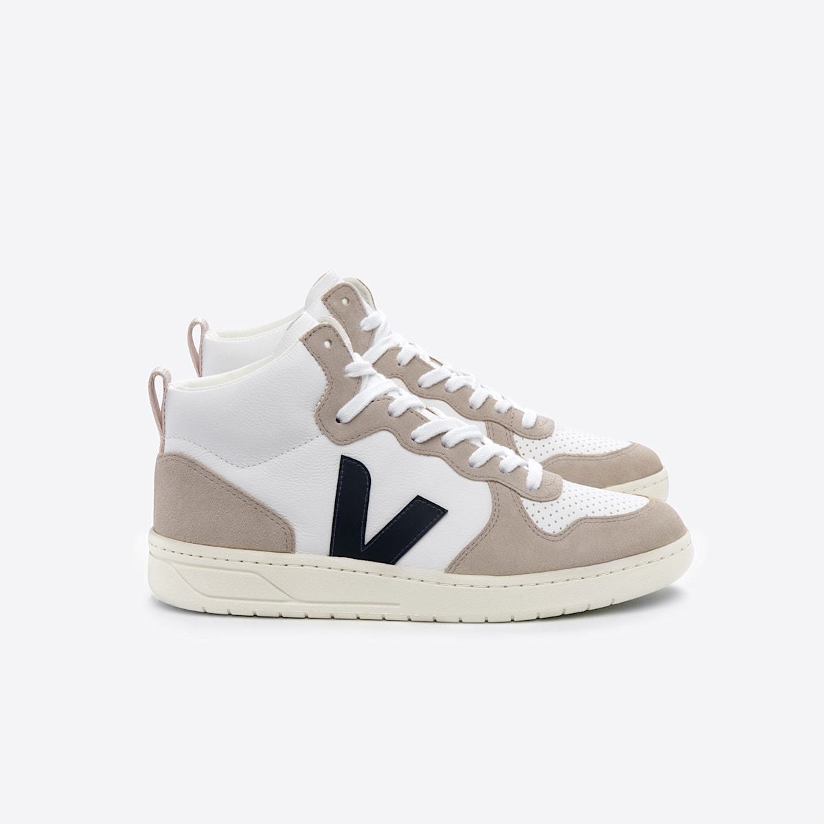 V-15 LEATHER WHITE NAUTICO SAHARA