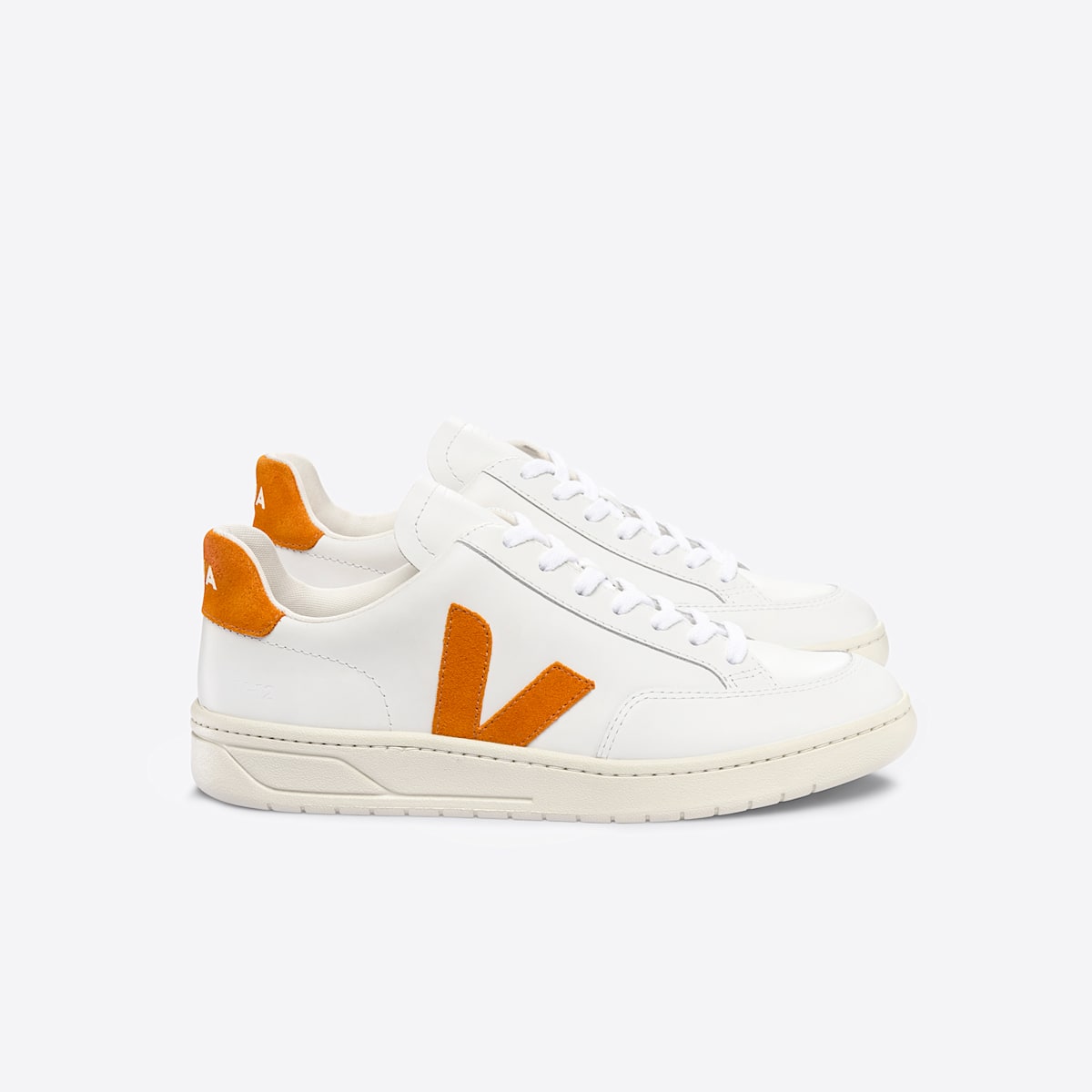 V-12 LEATHER WHITE PUMPKIN